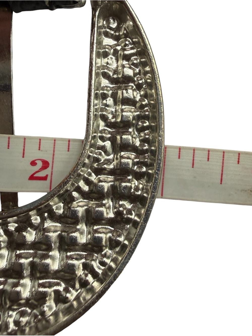 Y2K BTS 2742 Rhinestone Genuine Leather Black Western Belt Small 32-36.5 READ - Picture 16 of 16